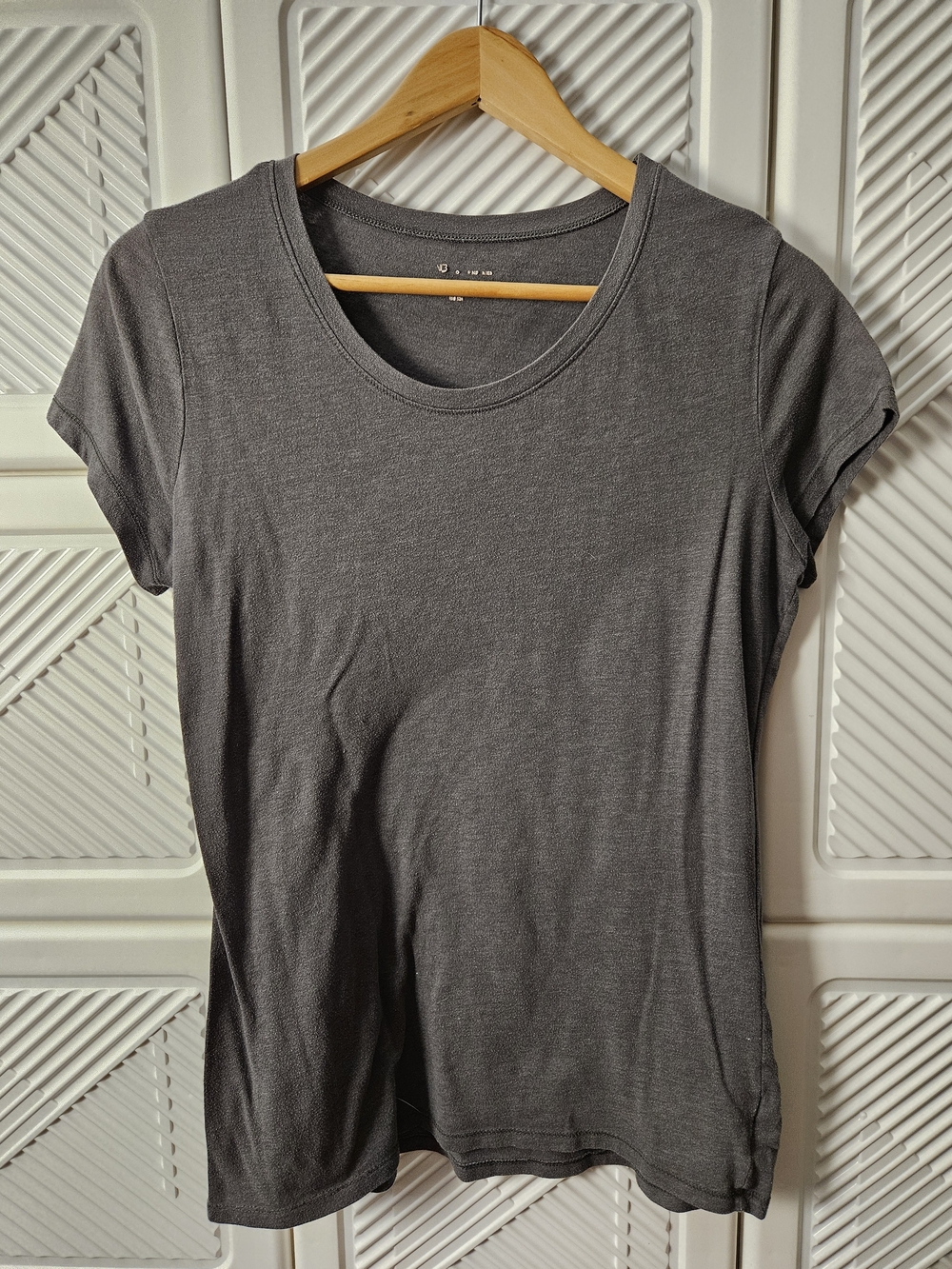 Vero Moda Charcoal Gray Short Sleeve Crew Tee